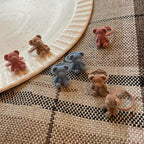 UNI-10883 - Fluffy Bear Brown - Ring