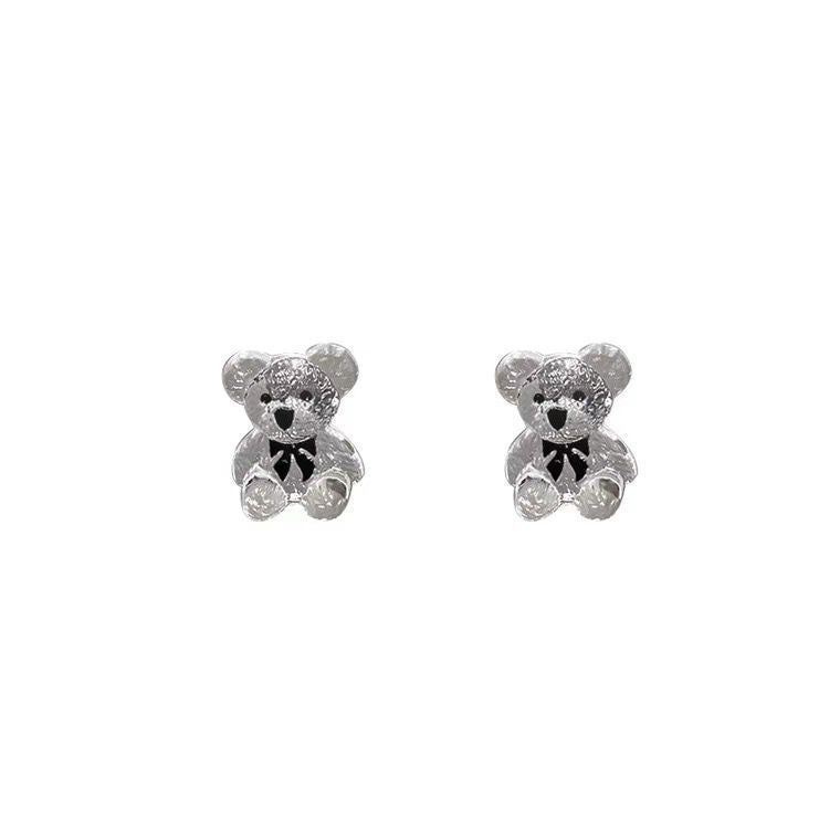 UNI-10018 - Crystal Bear - Earring