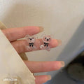 UNI-10018 - Crystal Bear - Earring