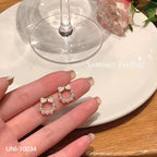 UNI-10034 - Bow Pearl  - Earring